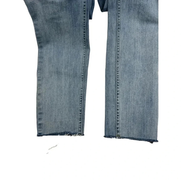 Free People Button Fly Raw Hem Jeans - Picture 3 of 10